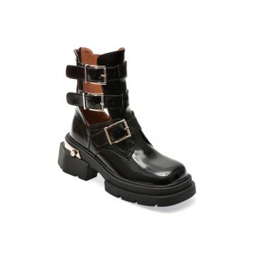 Ghete casual GRYXX negre, 2051, din piele naturala