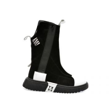 Ghete GRYXX alb-negru, 4403368, din piele intoarsa