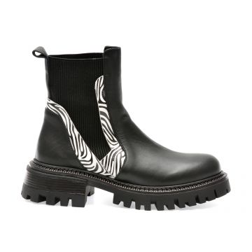 Ghete GRYXX negre, 162116, din piele naturala