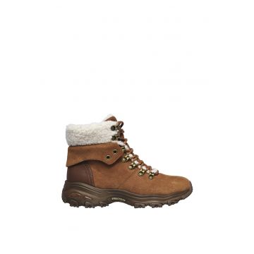 Bocanci impermeabili de piele intoarsa si piele sintetica D'Lites - Winter Bliss