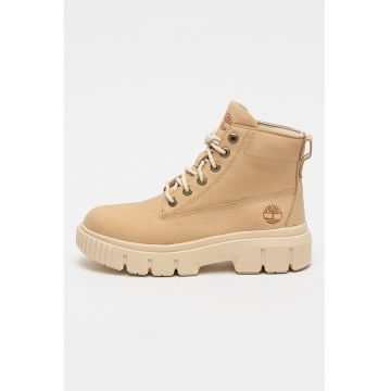 Ghete de piele nabuck Greyfield