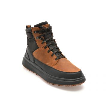 Ghete casual GEOX maro, U46FZB, din piele naturala