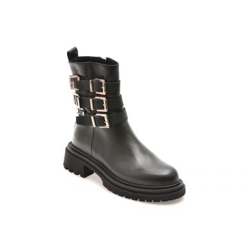 Ghete casual GRYXX negre, 16303, din piele naturala