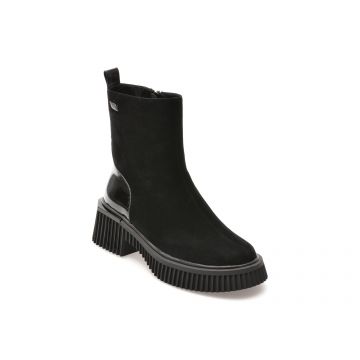 Ghete casual GRYXX negre, W415, din piele intoarsa