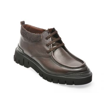 Ghete casual LE COLONEL maro, 67626, din piele naturala