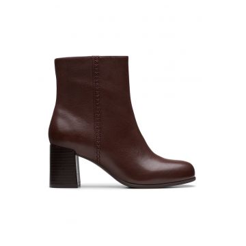 Ghete de piele Keirsta Faye - Maro cognac