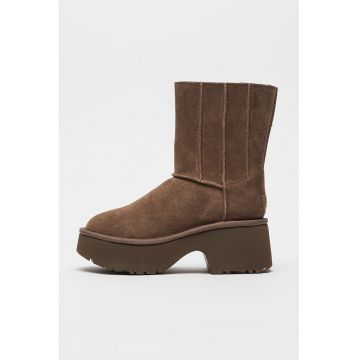Cizme medii din piele intoarsa Classic Twin