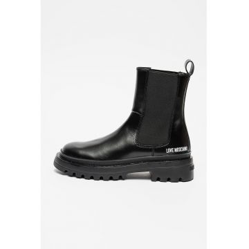 Ghete Chelsea de piele