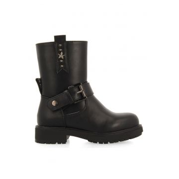 Cizme biker mid-calf Pecel