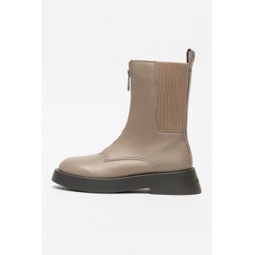 Ghete Chelsea de piele lacuita