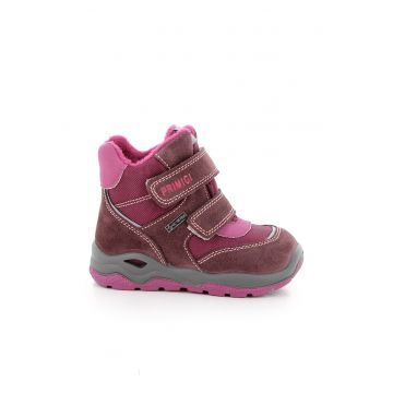 Ghete de piele intoarsa cu velcro
