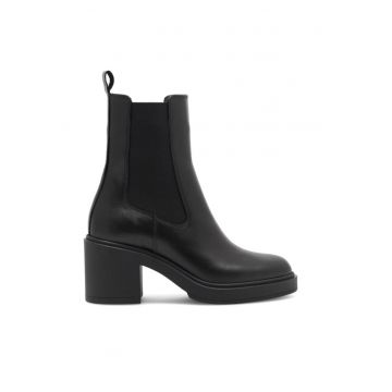 Botine dama -  590558810643238 - Piele naturala - Negru