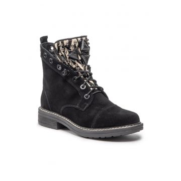 Ghete dama -  301479338 - Negru - Piele naturala/Piele intoarsa