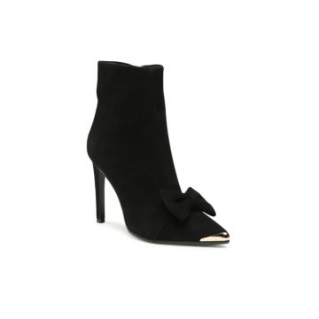 Ghete dama -  303203764 - Negru - Piele naturala/Piele intoarsa