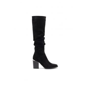 Botine dama -  590558803327141 - Piele ecologica - Negru