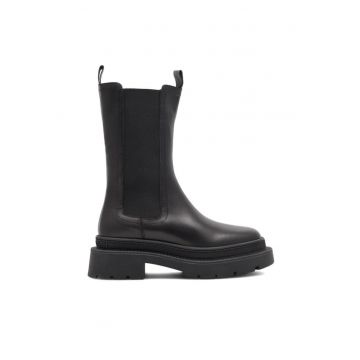 Botine dama -  590558804538041 - Piele naturala - Negru