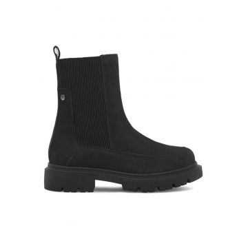 Botine dama -  590558817490539 - Piele naturala/Piele nabuc - Negru