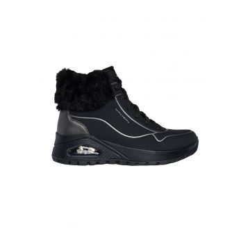 Cizme cu garnituri de blana sintetica Uno Rugged Fall Shimmer Durabuck