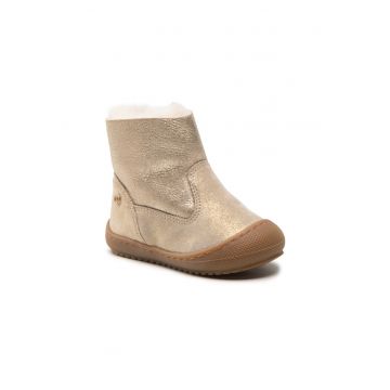 Ghete fete -  301386018 - Auriu - Piele naturala/Piele intoarsa