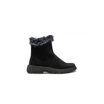 Botine dama -  304310 - Piele naturala - Negru -
