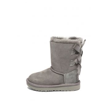 Ghete de piele intoarsa - cu funde Bailey
