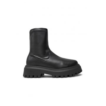 Botine Pelin Negru - Piele ecologica