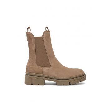 Ghete dama -  304121 - Piele nabuc - Gri -