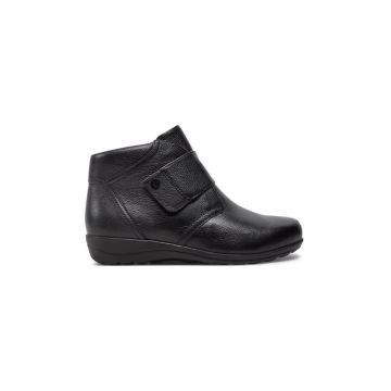 Botine 9-26457-41 Negru -  Piele lacuita