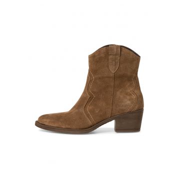 Botine cowboy cu fermoar