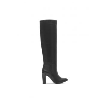 Botine dama -  590558800489939 - Piele naturala - Negru