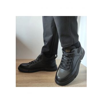 Ghete Casual Barbati  K0251 Negre - Negru