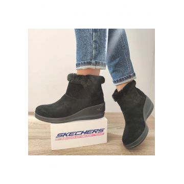 Ghete Casual Dama  144470 Bbk Negre Velur - Negru Velur