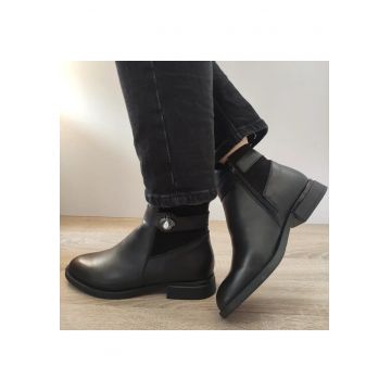 Ghete Casual Dama  31901 Negre - Negru