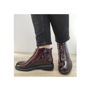 Ghete Casual Dama  450004 23-L Bordo Lac - Bordo