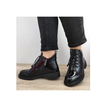 Ghete Casual Dama  550021A 01-I Negre Lac - Negru