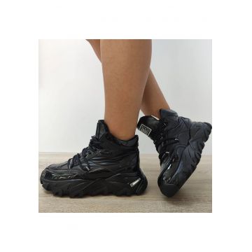 Ghete Casual Dama  Zgm1020 Negre - Negru -