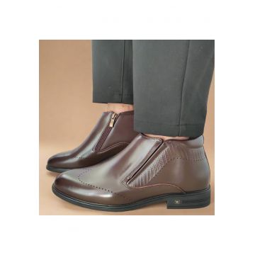 Ghete Elegante Barbati  H788-022 Maro Coffee - Maro Coffe