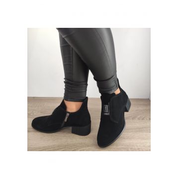 Ghete Elegante Dama  30004B 01-I Negre Velur