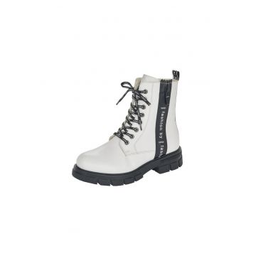 Ghete sport dama -  Tora Weiss - Piele ecologica - Alb