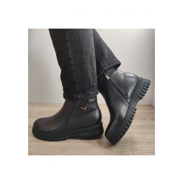 Ghete Casual Dama  830014 01-N Negre - Negru