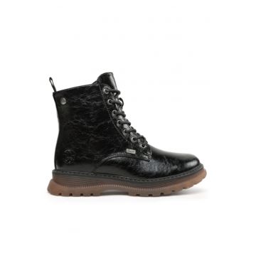 Ghete dama -  209114362 - Negru - Piele ecologica