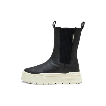 Ghete Chelsea de piele textile Mayze Stack