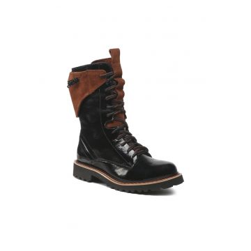 Botine dama -  301662013 - Piele naturala - Negru