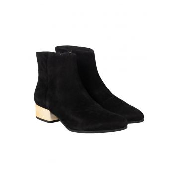 Botine din piele intoarsa D Peython -