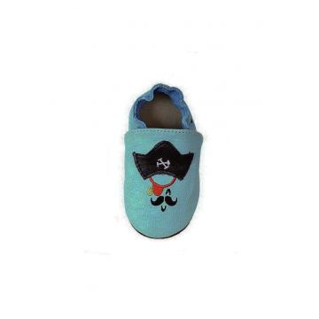Botosei -  piele naturala - cu elastic - model pirat - K1596-3