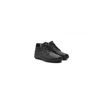 Ghete barbati  304274527 - Piele naturala - Negru