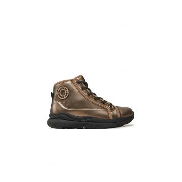 Ghete copii -  87586 - Piele naturala - Maro