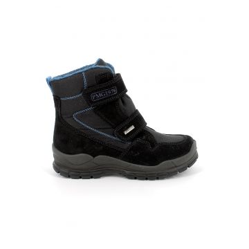 Ghete cu garnituri de piele intoarsa si velcro