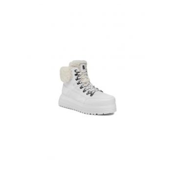Ghete dama  303158217 - Piele naturala - Alb