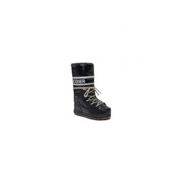 Ghete dama  303159313 - Piele ecologica - Negru